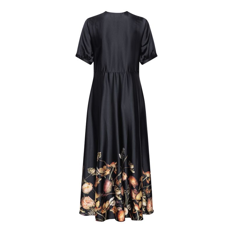 Faye Dress Black Blossom 