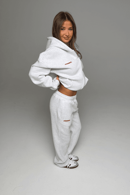 Signature Straight Leg Joggers Grey