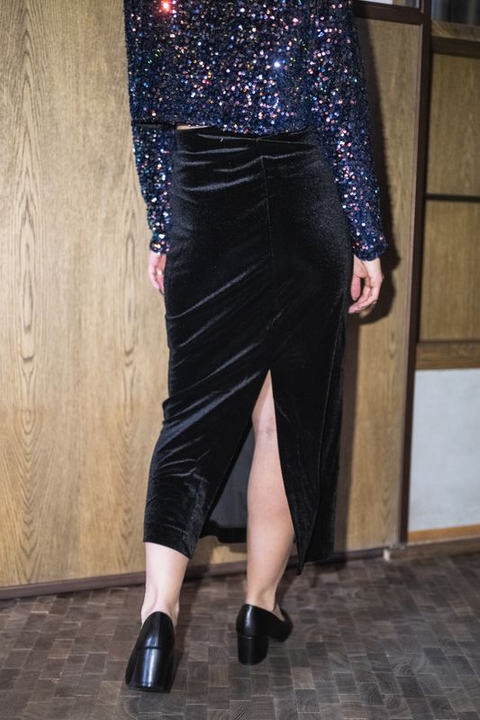 Brynn Aida Skirt Black 