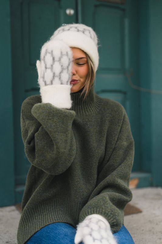 Gera Beanie Offwhite 