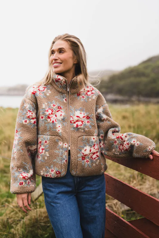 Rype Fleece Jacket Taupe Mix 