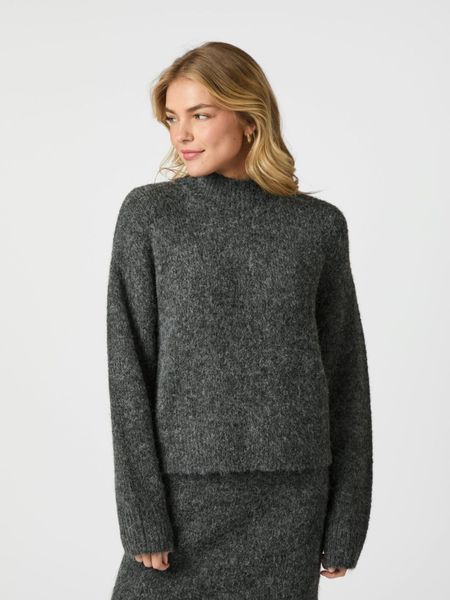 Hovedbilde Paulina Fluffy Knit Blouse Antracit