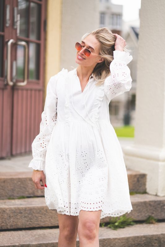 Luma LS Dress Star White 