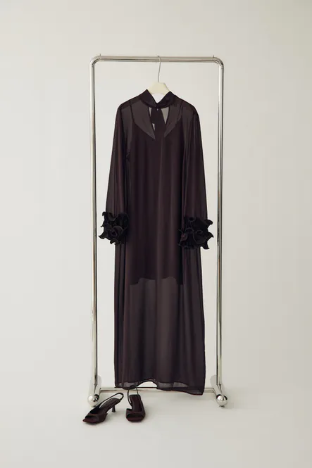 Hovedbilde Latania Long Dress Chocolate