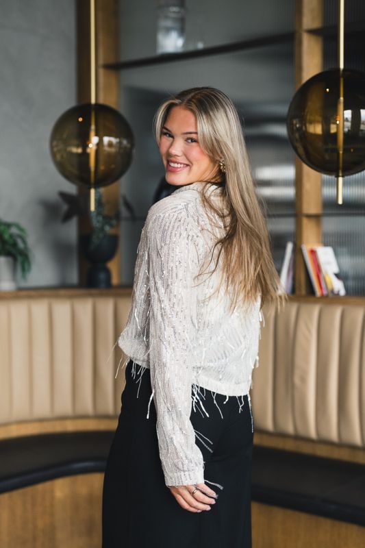 Beverly Fringe Top Light Gold 