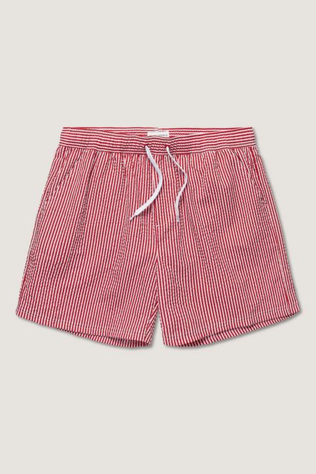 Hovedbilde Seersucker Swimshort Red/White 