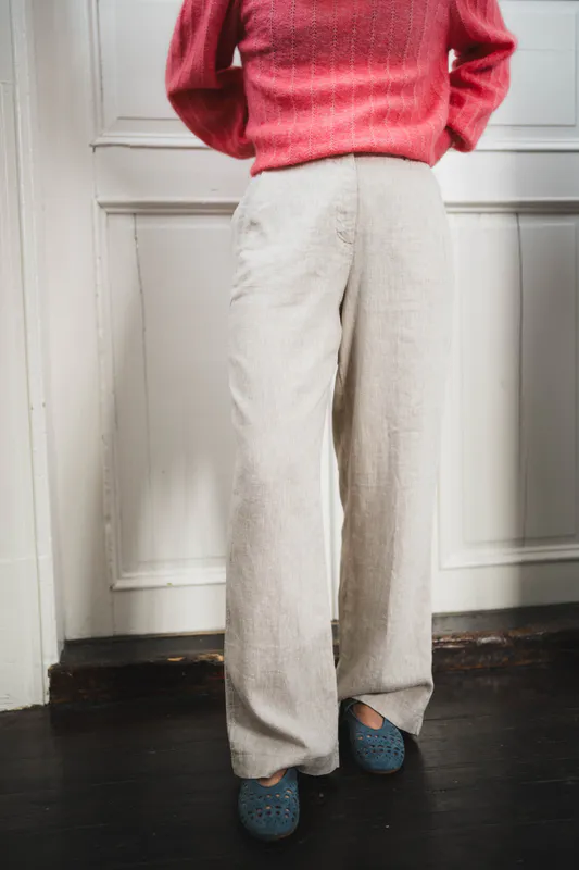 Pennie Ginia HW Pants Sand Melange 