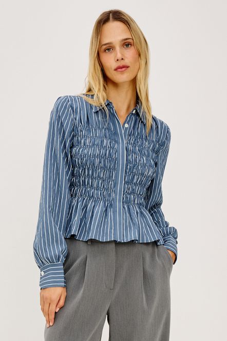 Hovedbilde Bradshaw Washed Indigo Stripe 