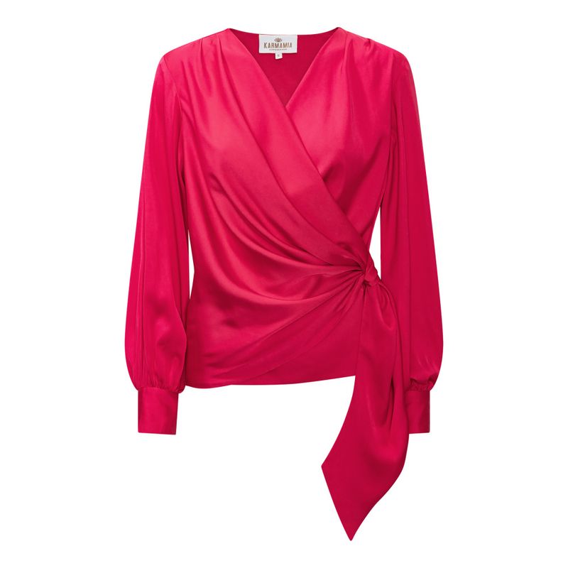 Ines Blouse Raspberry Pink 