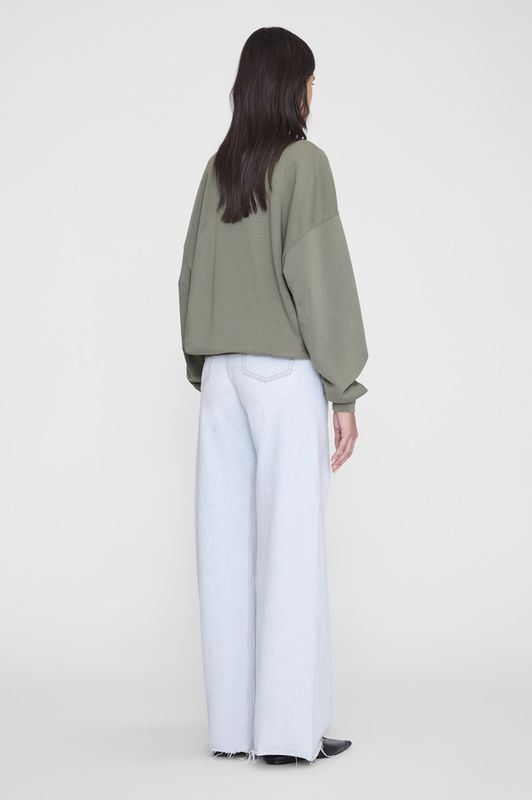 Miles Sweatshirt Letterman Desert Sage 
