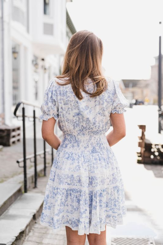 Constance Porcelain Dress Light Blue 