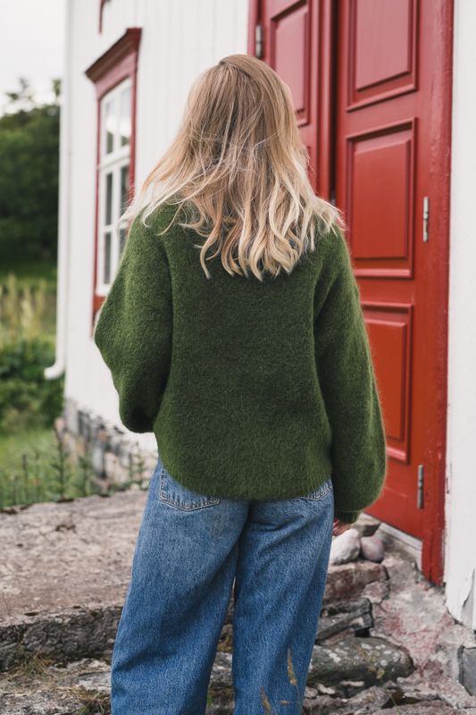 Thea Amalie Pullover Chive Melange 