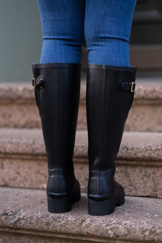 Leighton Tall Welly Black