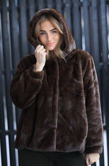 Hovedbilde Velvet Fur Hoodie Cocoa 