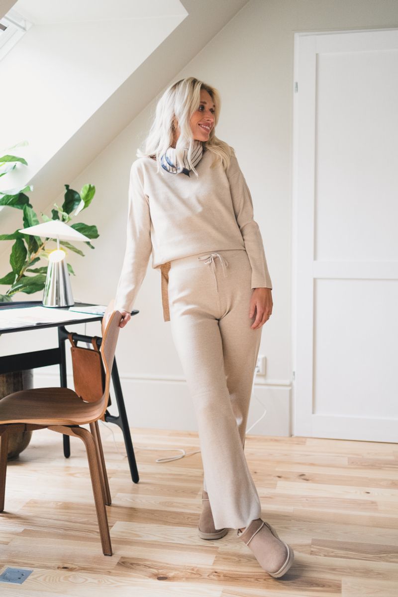 Katri Pants French Oak Melange