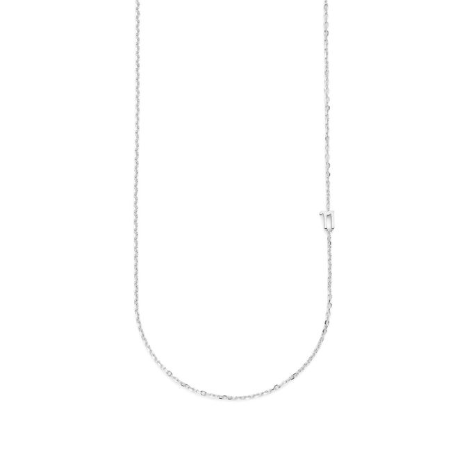 Hovedbilde Big Number Necklace Silver - 50L - 11