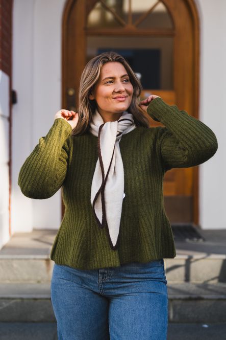 Hovedbilde Dolly LS Knit Cardigan Sphagnum 