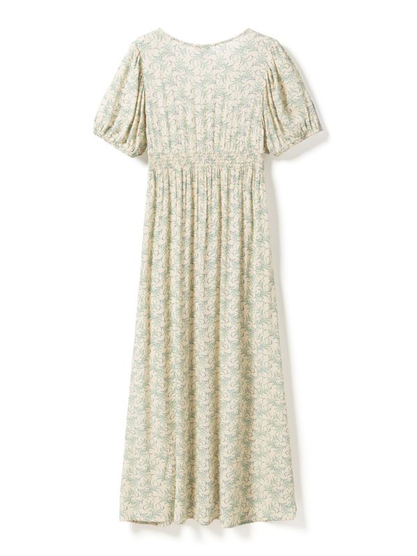 Lilith SS Maxi Dress Dolley Yellow Print 