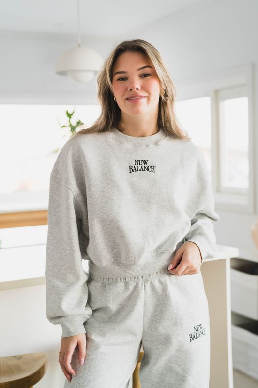 Trackside Fleece Crew Ash Heather