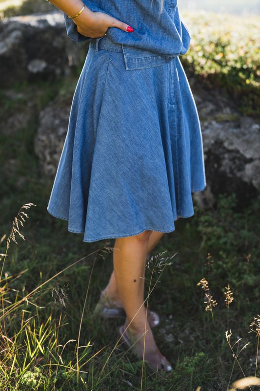 Aslaug Denim Dark Denim 