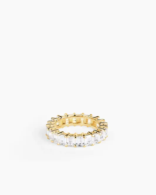 Hovedbilde Eternity Emerald Ring Gold 