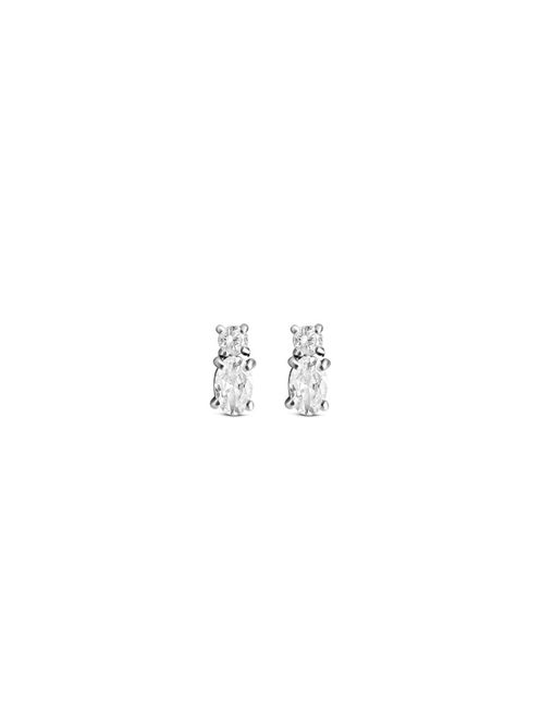 Hovedbilde Oval Cut Duo Stud Silver 