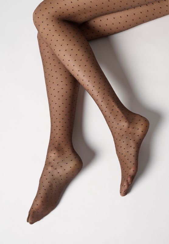 Plumetis Tights 30 Moka 