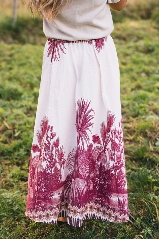 Lumine Skirt Bordeaux