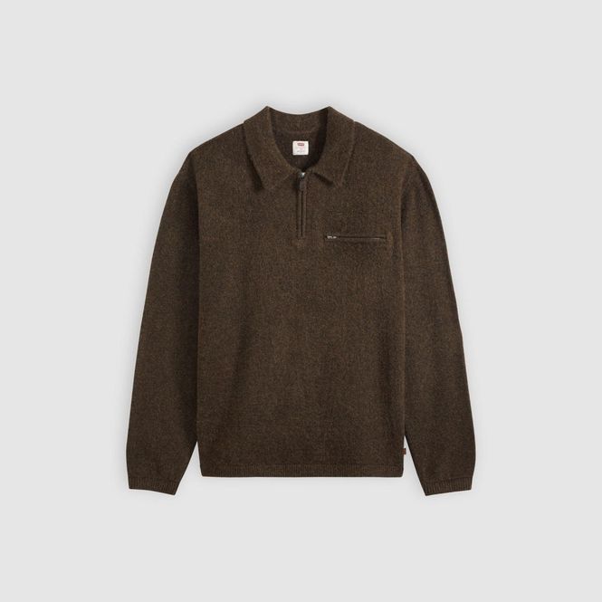 Hovedbilde Boulder Collared Half Zip Hot Fudge 