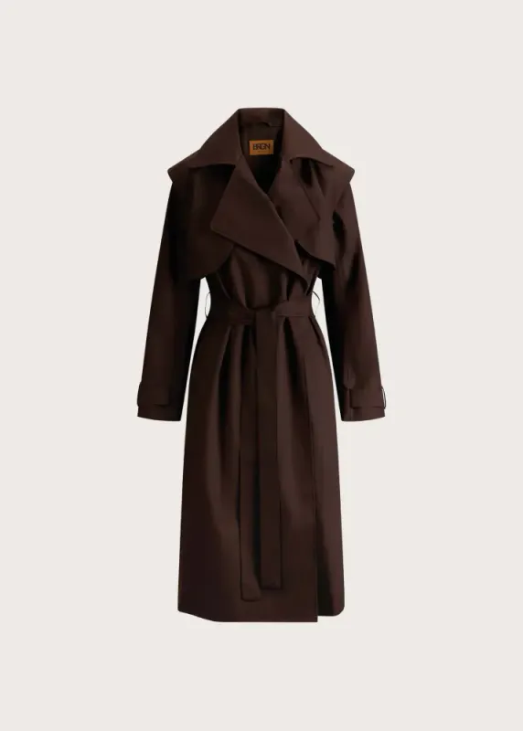 Regndråpe Trench Coat Brown