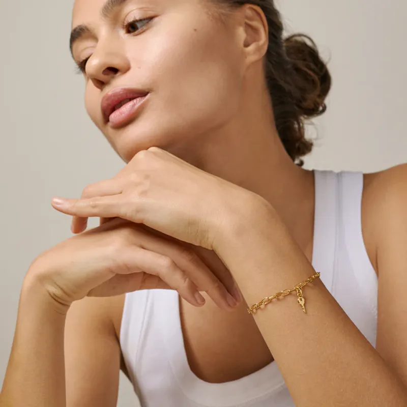 Magic Key Charm Gold 