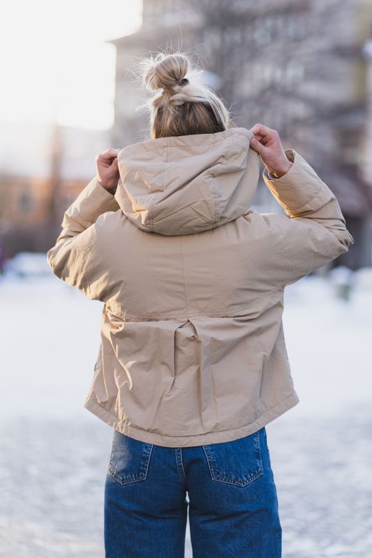 Rosemary Hooded Padded Jacket Sun Kissed 
