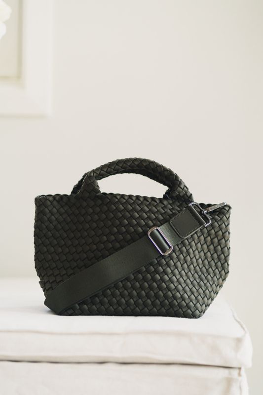 St Barths Small Tote Olive 