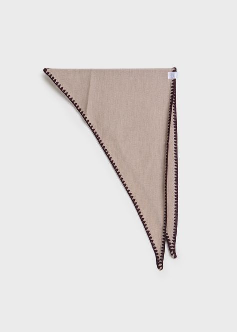 Hovedbilde Mina Stitched Merino Scarf Beach