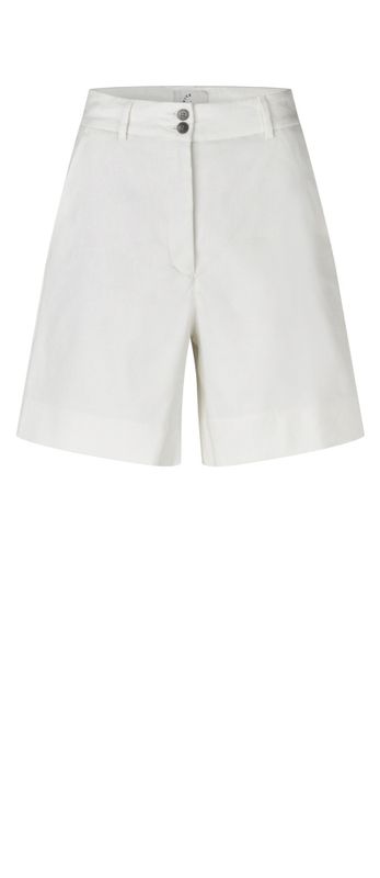 Laura Midi Shorts 769 Cream White Linen 
