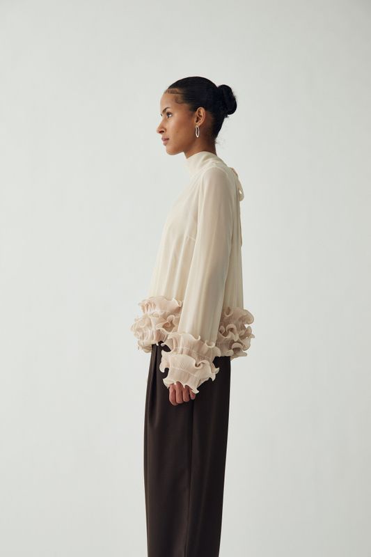 Latanietta Blouse Ivory 