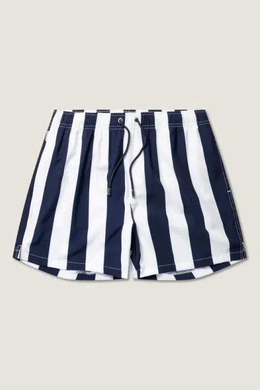 Classic Retro Stripe Navy/White 