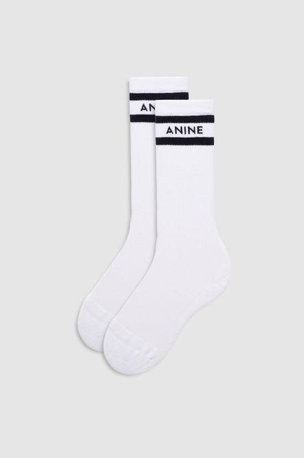 Hovedbilde Sully Sporty Socks White And Black Stripe 