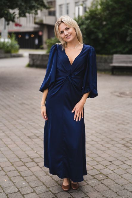 Hovedbilde Thea 3/4 Long Dress Evening Blue 