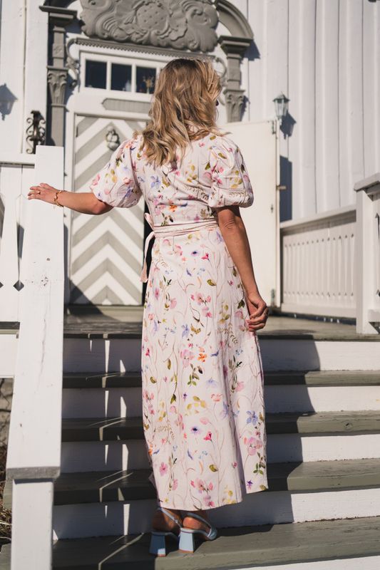Clarine Flower Dress Offwhite 