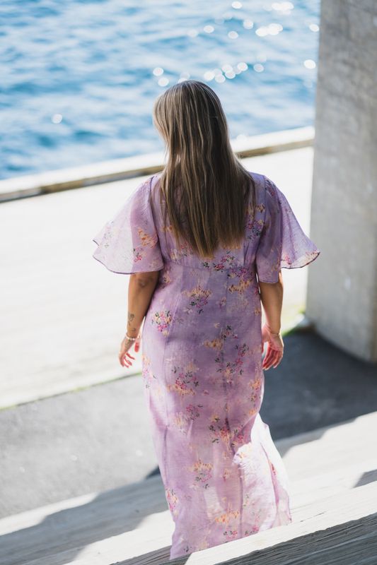 Miller 25 Print Dress Pink 