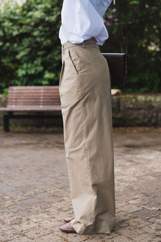 Malba Solid Pants Camel 