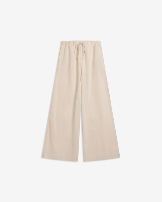 Hovedbilde Tide Linen Pants Raw Beige 