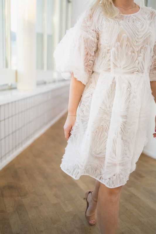 Kubic Dress White 