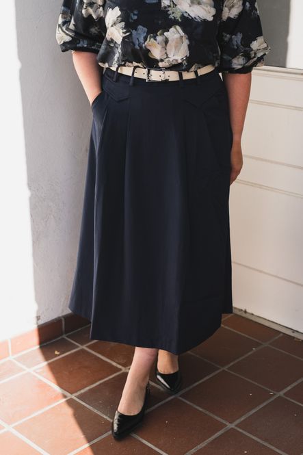 Hovedbilde Luna Pocket Pleat Skirt Navy 