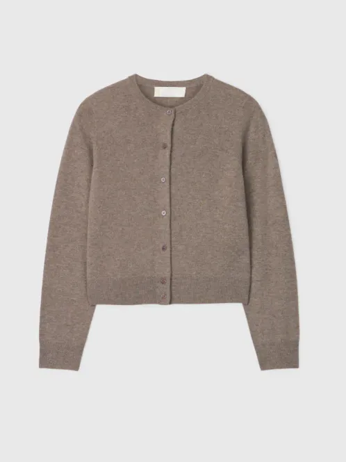 Hovedbilde Classic Wool Cardigan Stone 