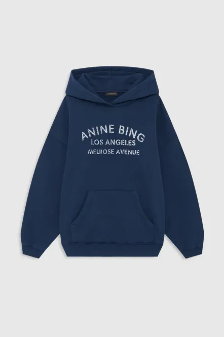 Hovedbilde Harvey Sweatshirt Melrose Stencil Navy 