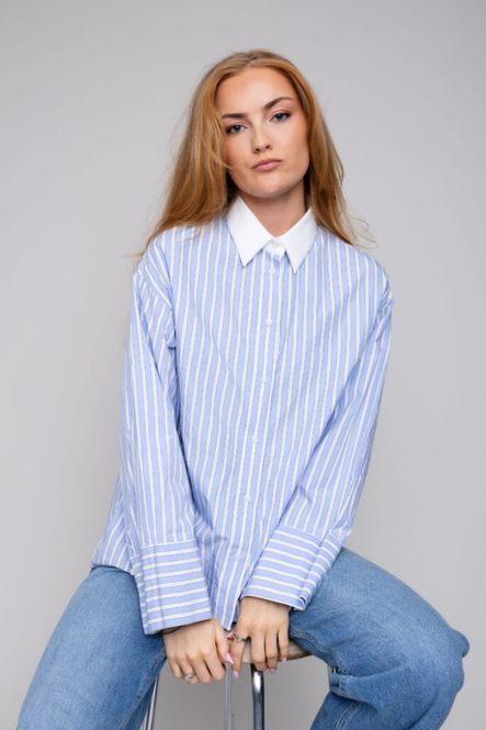Hovedbilde Jade Shirt Skyblue Stripe 