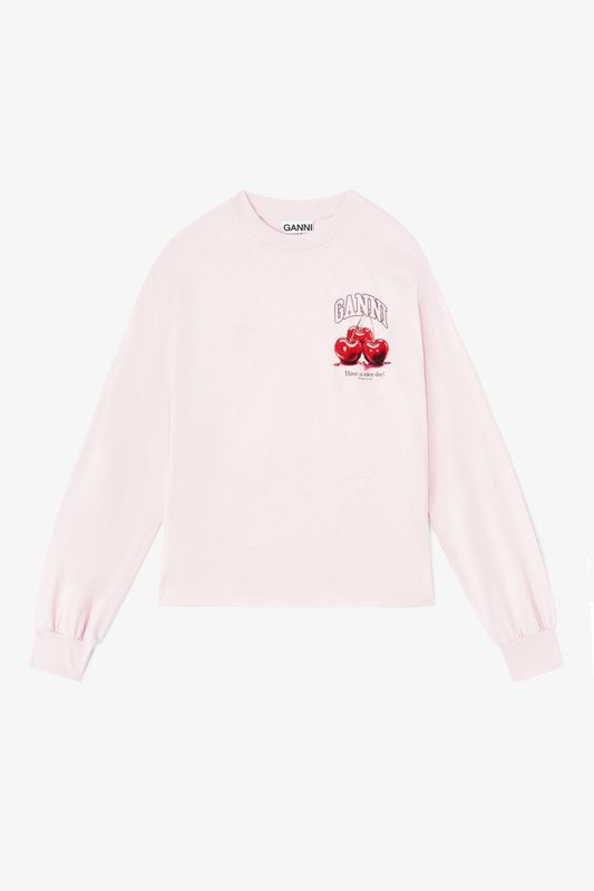Basic Cotton Jersey Long Sleeve Chalk Pink 