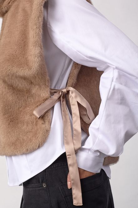 Hovedbilde Fera Faux Collar Creme 